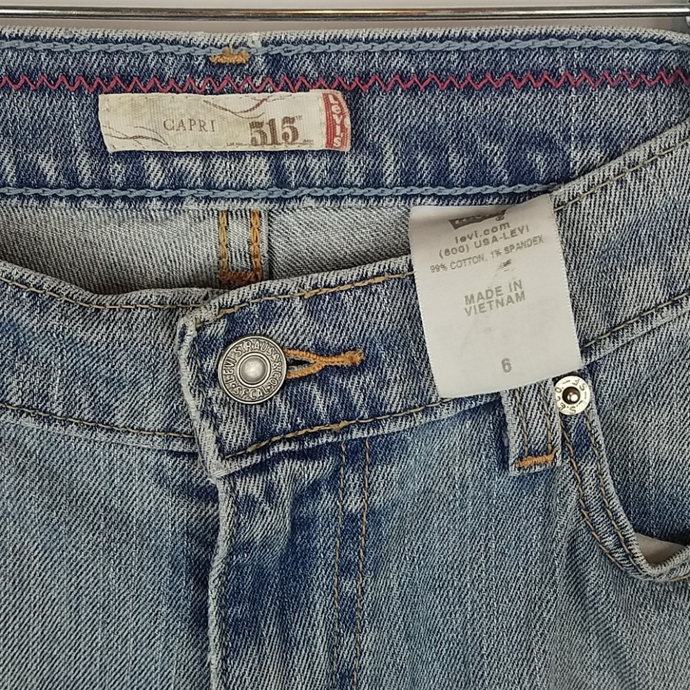LEVIS | 515 VINTAGE HIGH WAIST CAPRI - Picture 3 of 7